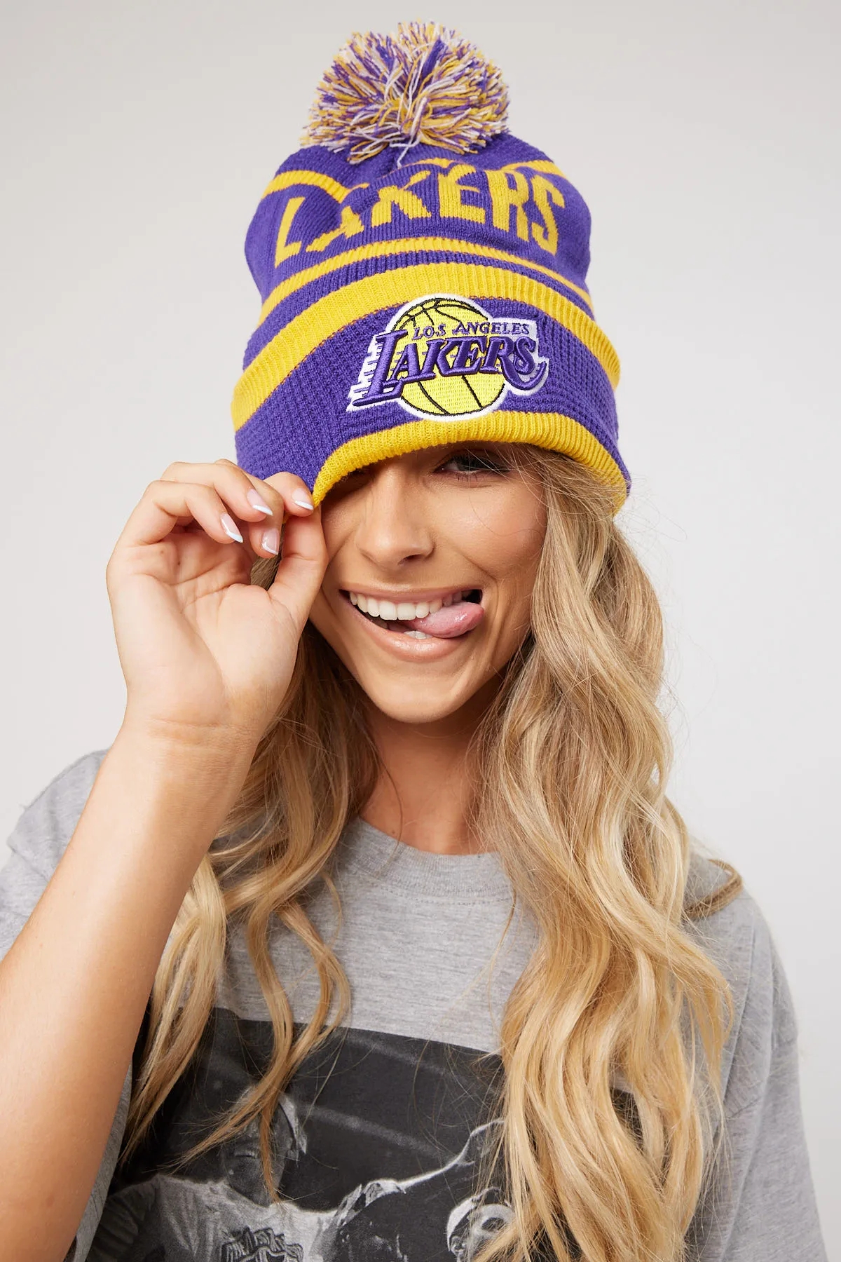Los Angeles Lakers 2025 Knit Hats 005